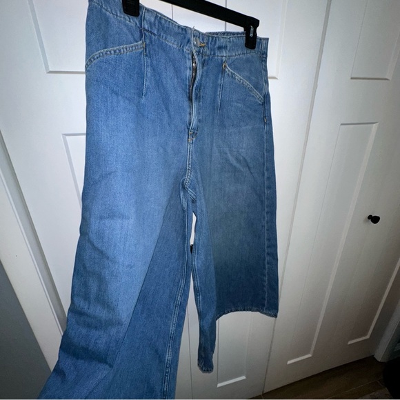 Anthropologie Pilcro A-line Trapeze High Rise Wide Leg Jean - 30 - Picture 2 of 9